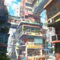 Cityscapes illustrations by Malasyan artist Chong Fei Gia